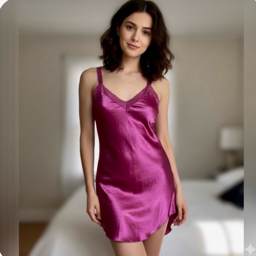 Partners Pink Slip Dress